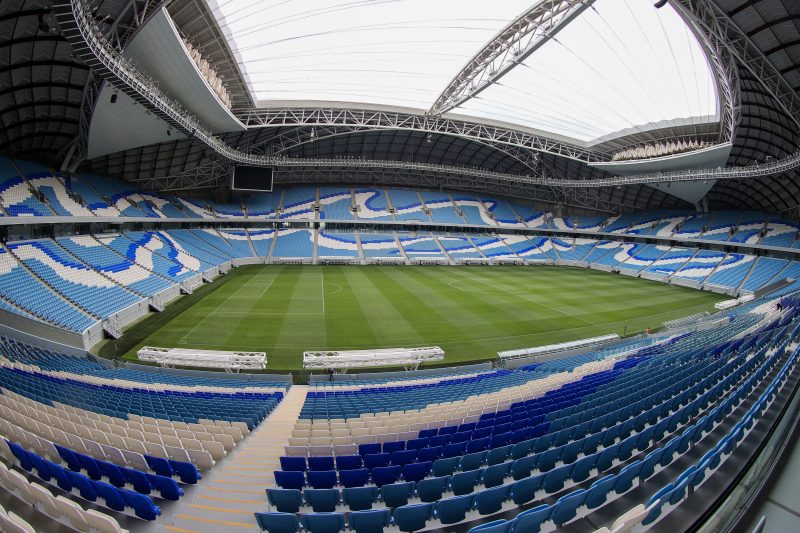 Est&aacute;dio Al Janoub, com capacidade para 40 mil espectadores – Foto: KARIM JAAFAR / AFP