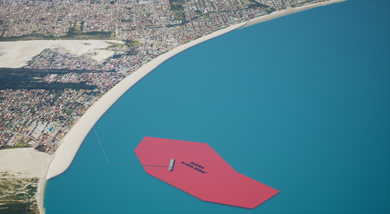 Nova faixa ter&aacute; cerca de 45 metros – Foto: PMF/Divulga&ccedil;&atilde;o/ND