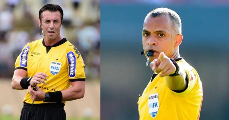 Raphael Claus e Wilton Pereira Sampaio estarão no apito nesta segunda-feira de Copa do Mundo