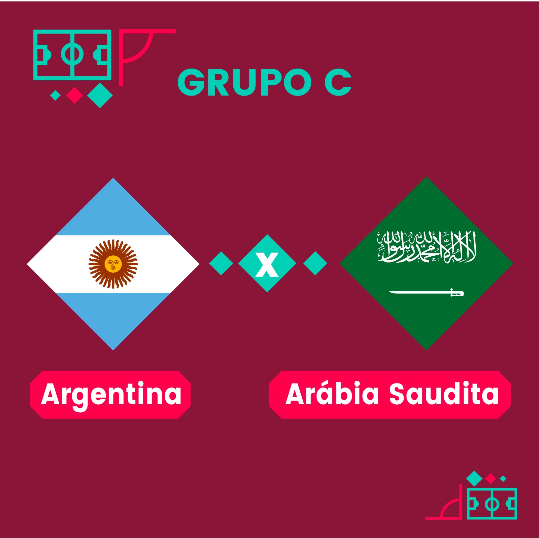 Argentina x Arábia Saudita escalações, palpite e como assistir online