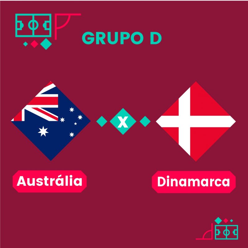 Austrália x Dinamarca: onde assistir ao jogo da Copa do Mundo online