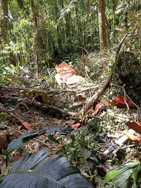 Os tripulantes morreram – Foto: Corpo de Bombeiros/ND