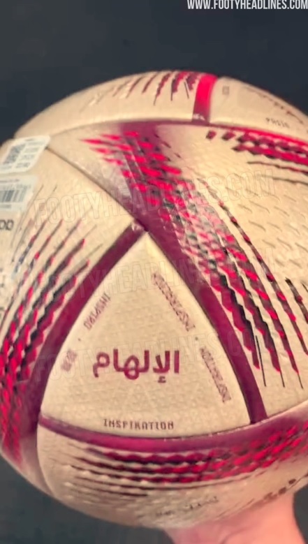 Al Hilm: os detalhes da bola da fase final da Copa do Mundo