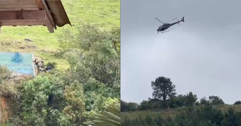 Criminosos fogem de pres&iacute;dio em Lages e PM mobiliza helic&oacute;ptero – Foto: Divulga&ccedil;&atilde;o/ND