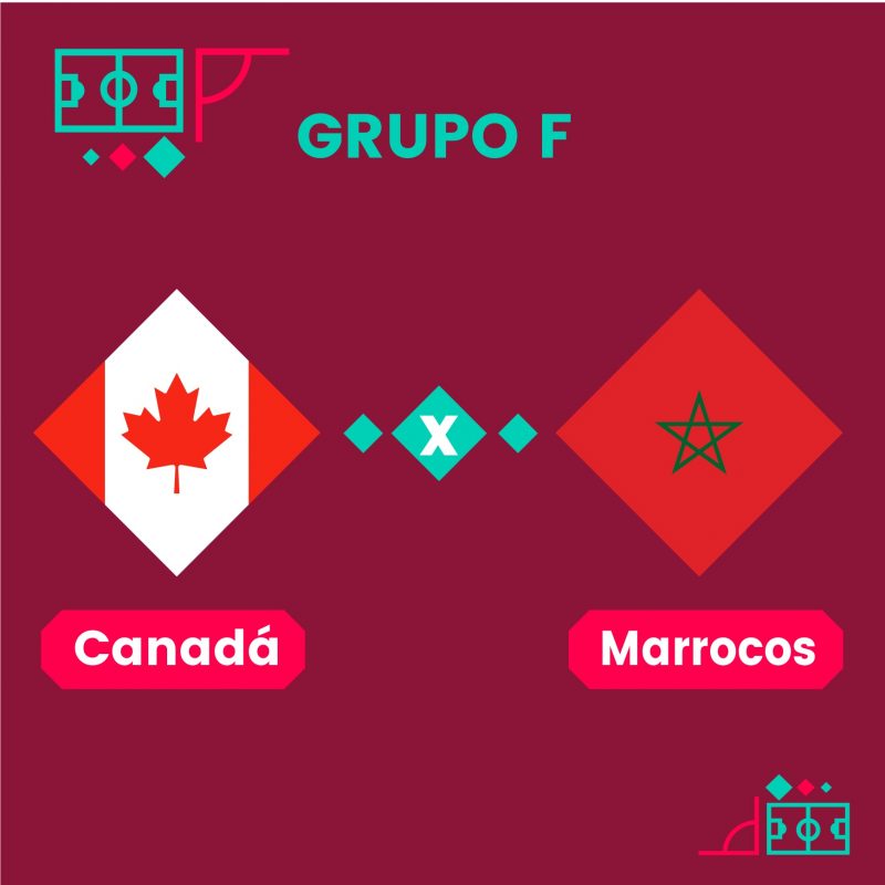Canadá x Marrocos se enfrentam pela última rodada do Grupo F da Copa