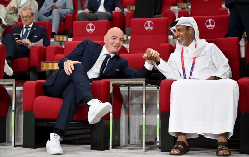 Gianni Infantino, presidente da Fifa, deixa o Catar sem respostas de 2026 – Foto: Fifa/Divulga&ccedil;&atilde;o/ND