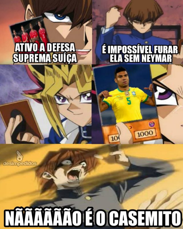 A web não perde tempo e os memes do jogo entre Brasil e Suíça já