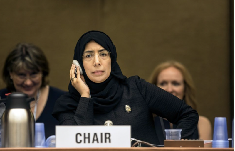Ela atuou na linha da frente do progresso do Catar no combate &agrave; pandemia da Covid-19 – Foto: WHO/L. Cipriani/I Love Qatar/Reprodu&ccedil;&atilde;o/ND