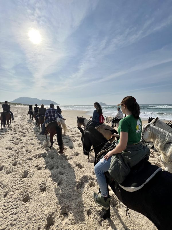 Passeio a cavalo em Florian&oacute;polis – Foto: Arthur Jos&eacute; anjos Santos/Divulga&ccedil;&atilde;o Haras Yp&ecirc;&nbsp;