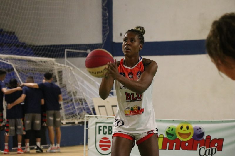 Cestinha – Luana de Souza do Blumenau est&aacute; com a sele&ccedil;&atilde;o de Basquete Feminino 3×3 – Foto: VICTOR GUIAO/ND