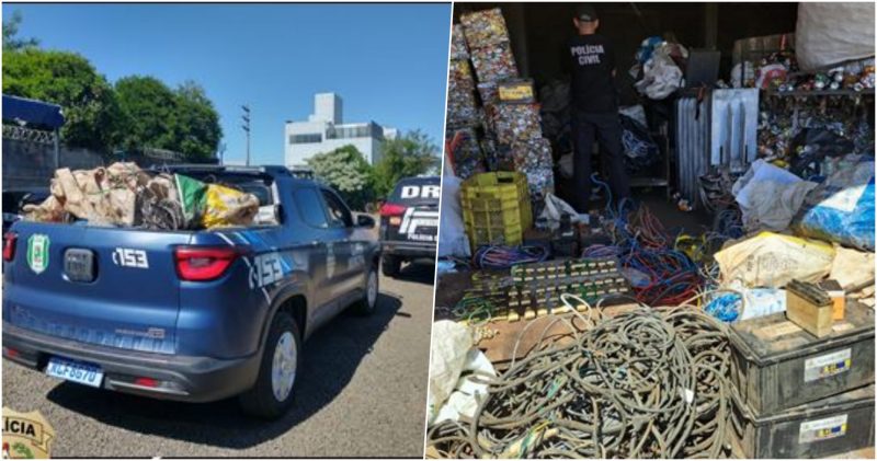 Dono de ferro-velho &eacute; preso por comprar 700 kg de fios furtados da Arena Cond&aacute;