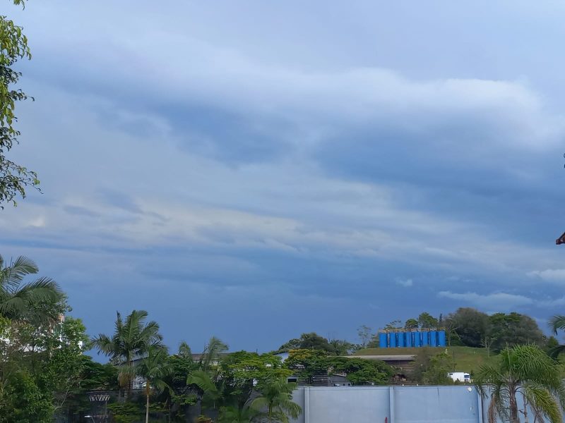 Pode chover durante a tarde e &agrave; noite neste fim de semana em Joinville – Foto: Raquel Schwarz/ND