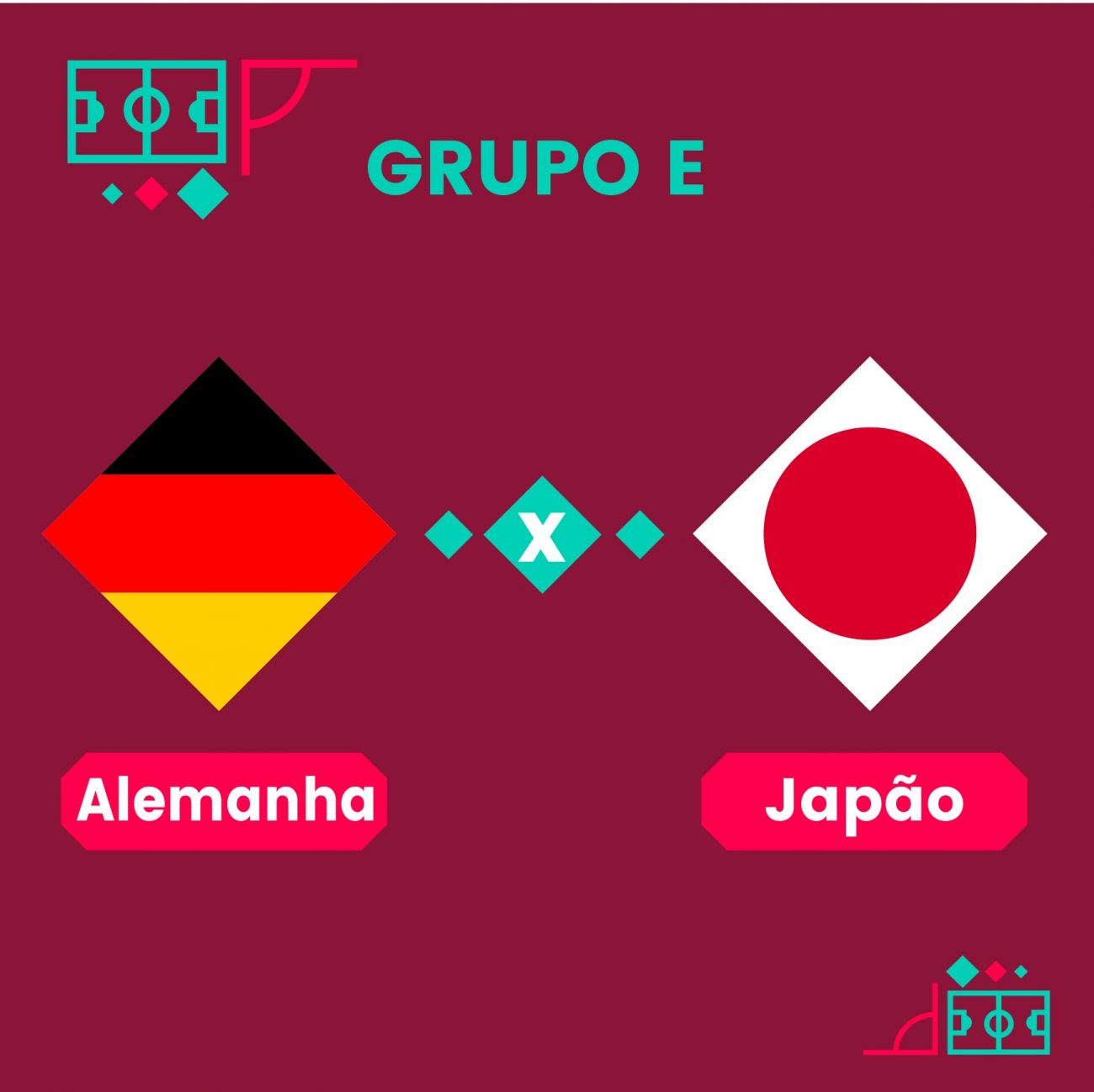 Alemanha x Japão e Espanha x Costa Rica: onde assistir aos jogos de amanhã  da Copa
