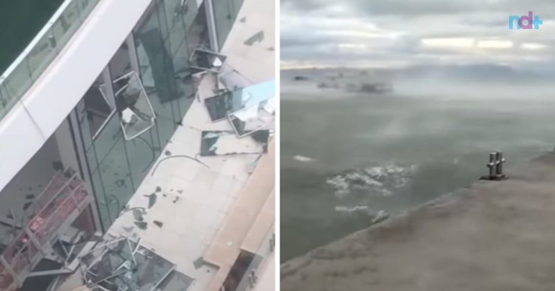 Ventania causa reviravolta no tempo e estragos no Litoral Norte de SC – Foto: Reprodu&ccedil;&atilde;o/Internet