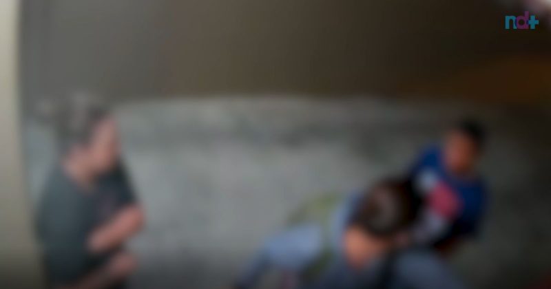 V&iacute;timas foram surpreendidas por bandido na portaria de pr&eacute;dio – Foto: Reprodu&ccedil;&atilde;o/ND