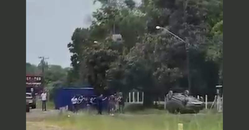 Acidente ocorreu por voltas das onze horas da manh&atilde; – Foto: Divulga&ccedil;&atilde;o/ND