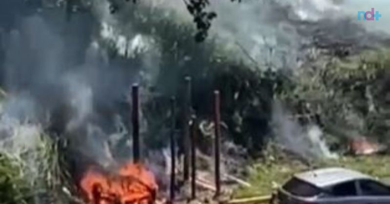 Inc&ecirc;ndio pr&oacute;ximo da Via Expressa atrapalhou o tr&acirc;nsito – Foto: Ricardo Pestana/Divulga&ccedil;&atilde;o/ND