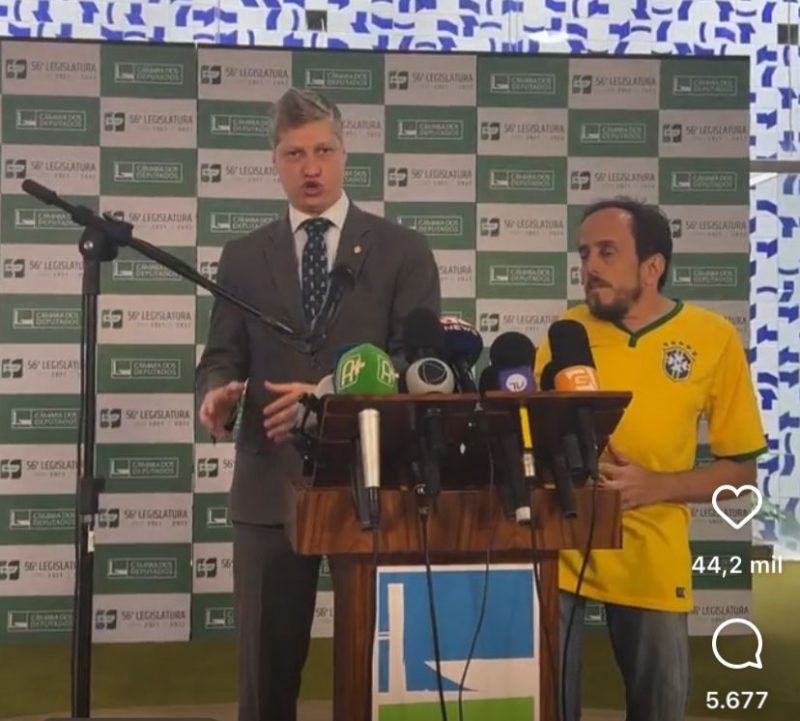 Deputado federal Marcel Van Hattem (Novo &ndash; RS) anuncia abertura da CPI que investiga abuso de autoridade – Foto: Reprodu&ccedil;&atilde;o/ND