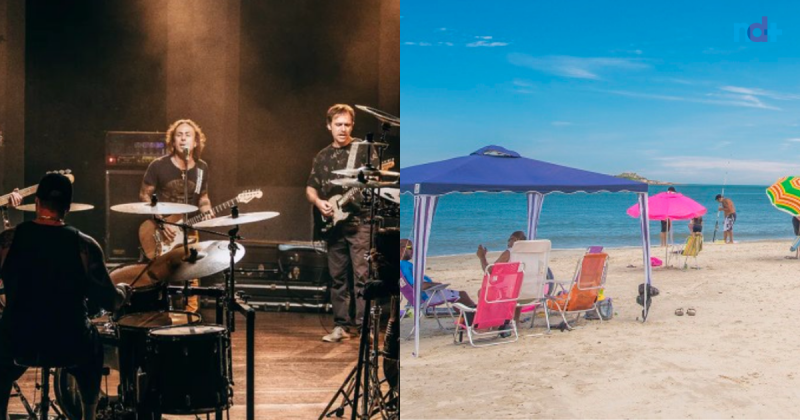 Em dezembro e janeiro, a programa&ccedil;&atilde;o prev&ecirc; shows e atra&ccedil;&otilde;es locais – Foto: Instagram @dazaranha e @toiaoliveirafotografia/Prefeitura de Palho&ccedil;a/Divulga&ccedil;&atilde;o/ND