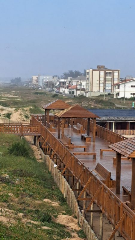 Deck custou mais de R$ 282 mil – Foto: Prefeitura de Ararangu&aacute;/Divulga&ccedil;&atilde;o/ND
