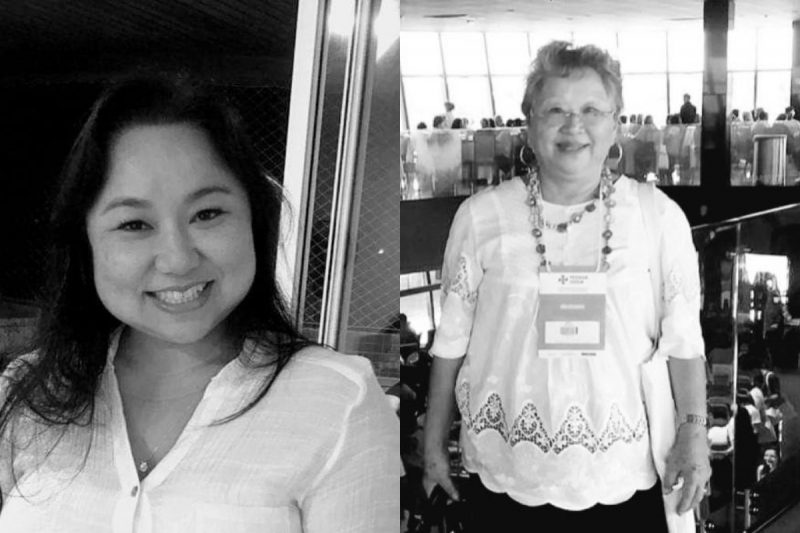 Tatiana Hirota Tanaka e Mika Hirota Tanaka morreram na tarde de ter&ccedil;a-feira (15), ap&oacute;s carro bater em &aacute;rvore na SC-417 – Foto: Reprodu&ccedil;&atilde;o/Internet