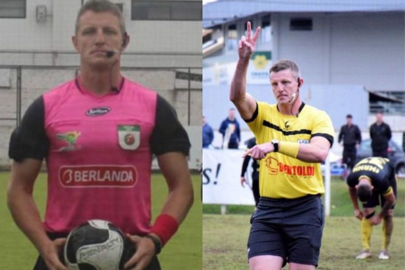 Klaus Alexander Utpadel era &aacute;rbitro da Liga Pomerodense de Desportos e morreu em grave acidente na BR-280, em Guaramirim, no in&iacute;cio da tarde de domingo (20) – Foto: Reprodu&ccedil;&atilde;o/Internet