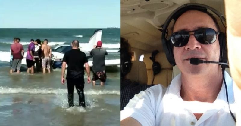 Pedro &eacute; piloto h&aacute; 17 anos e conta como o acidente aconteceu – Foto: Ot&aacute;vio Honorato/Reprodu&ccedil;&atilde;o/ND