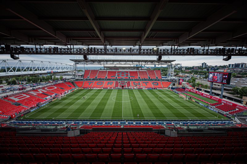 BMO Field em Toronto no Canad&aacute;, um dos est&aacute;dios do pr&oacute;ximo Mundial – Foto: Divulga&ccedil;&atilde;o/ND