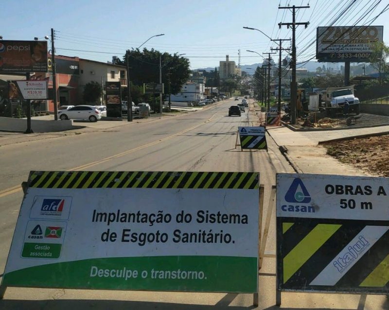 Em Crici&uacute;ma o sistema de esgoto tratado ainda est&aacute; em fase de implanta&ccedil;&atilde;o. – Foto: Divulga&ccedil;&atilde;o