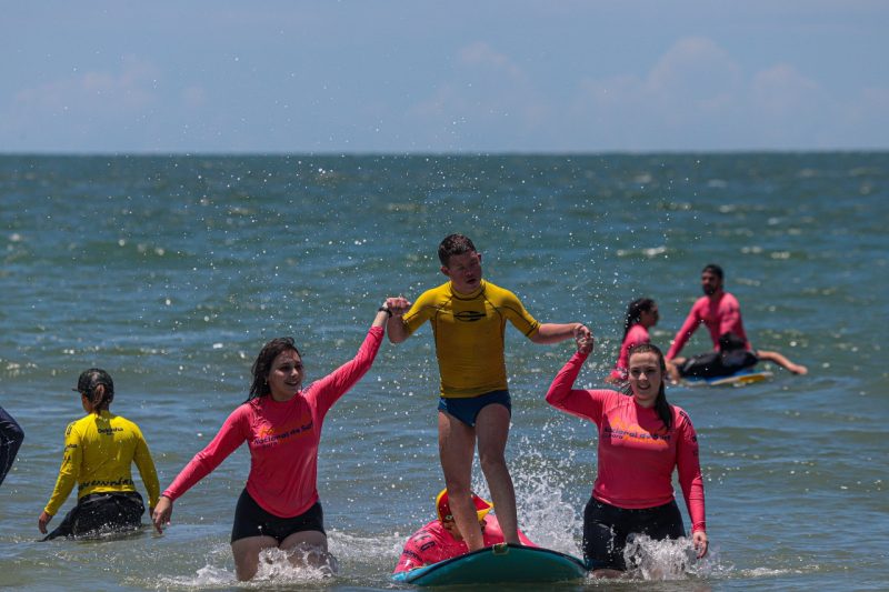 Al&eacute;m de autistas, crian&ccedil;as com S&iacute;ndrome de Down tamb&eacute;m participaram da competi&ccedil;&atilde;o – Foto: Renata Lorenzi/Marina Dorion/Reprodu&ccedil;&atilde;o