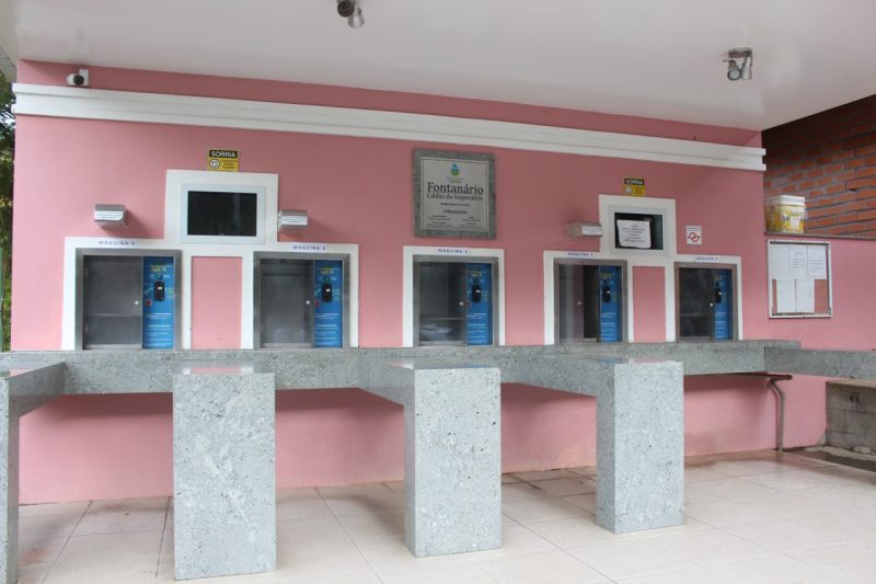 Fontan&aacute;rio Caldas da Imperatriz – Foto: Prefeitura Municipal de Santo Amaro da Imperatriz/Divulga&ccedil;&atilde;o