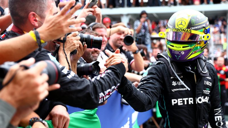 George Russell venceu o GP Brasil de ponta a ponta – Foto: F&oacute;rmula 1/Divulga&ccedil;&atilde;o/ND