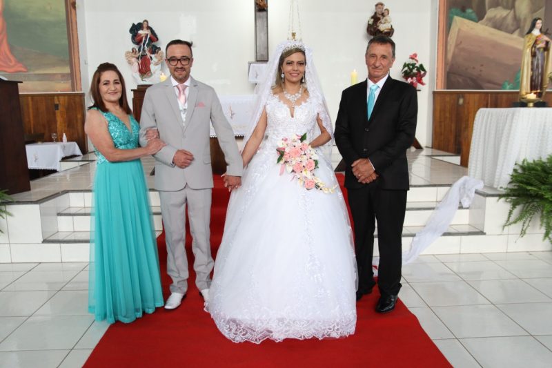 Casamento ocorreu em Ponte Serrada. – Foto: Gabi Gabriela Fotografia/Divulga&ccedil;&atilde;o/ND