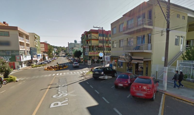 Ocorr&ecirc;ncia foi atendida na rua Santos Dumond, no Centro da cidade. – Foto: Google Street View/Reprodu&ccedil;&atilde;o/ND