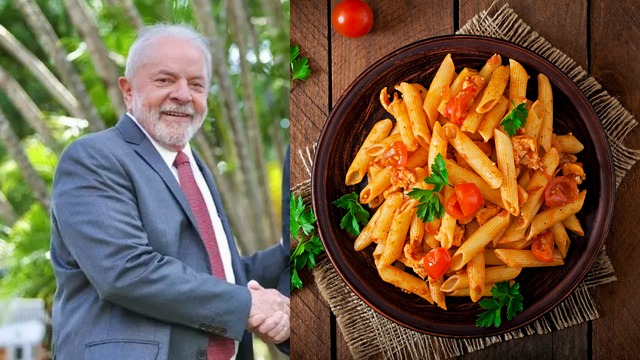 A macarronada ser&aacute; realizada em comemora&ccedil;&atilde;o a vit&oacute;ria nas elei&ccedil;&otilde;es de 2022. &mdash; Foto: Internet/Lula Oficial/Freepik