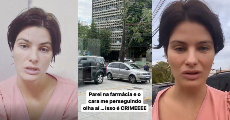 Modelo Isabeli Fontana vai &agrave; Pol&iacute;cia Civil registrar um boletim de ocorr&ecirc;ncia em Florian&oacute;polis – Foto: Reprodu&ccedil;&atilde;o/ND
