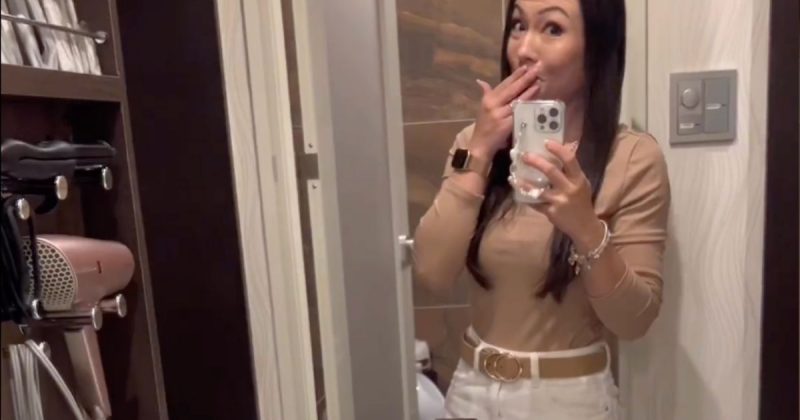 Aline mostra detalhes de um motel japon&ecirc;s por dentro – Foto: Reprodu&ccedil;&atilde;o