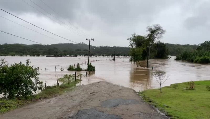 FRAME – Jaragu&aacute; do Sul registrou pontos de alagamentos principalmente no domingo (27) – Foto: Reprodu&ccedil;&atilde;o/Internet/ND