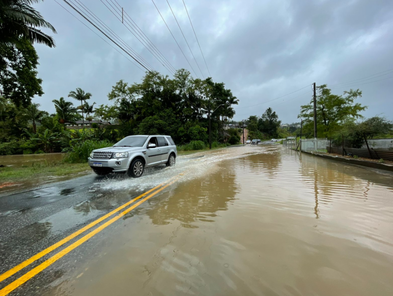 Pomerode tamb&eacute;m registrou diversas ocorr&ecirc;ncias – Foto: Raphael Carrasco/Jornal de Pomerode