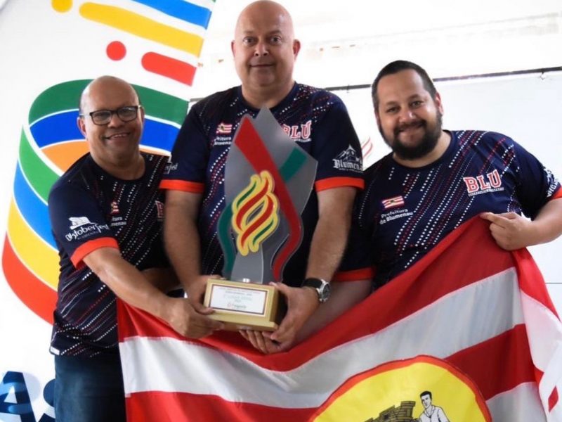 Blumenau terminou os Jasc em segundo lugar – Foto: Divulga&ccedil;&atilde;o/ND