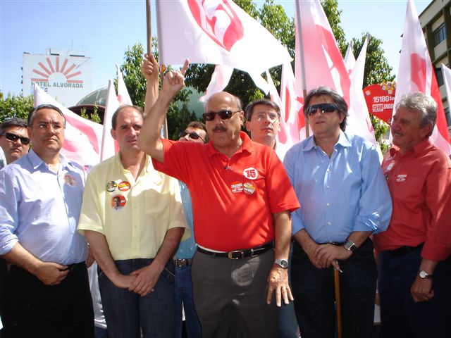 Foto da &eacute;poca da primeira candidatura e campanha ao governo de SC. – Foto: Divulga&ccedil;&atilde;o