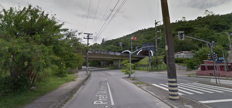 Homem oi morto a facadas no bairro Saco dos Lim&otilde;es, em Florian&oacute;polis – Foto: Google Maps/Reprodu&ccedil;&atilde;o/ND