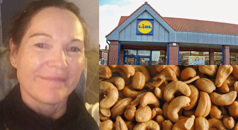 Funcion&aacute;rio do estabelecimento abordou mulher ap&oacute;s ela experimentar castanha – Foto: Reprodu&ccedil;&atilde;o/R7