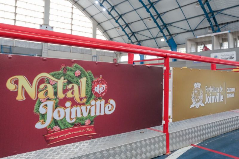 A Pista de Patina&ccedil;&atilde;o no Gelo &eacute; uma das novidades neste ano. – Foto: Prefeitura de Joinville
