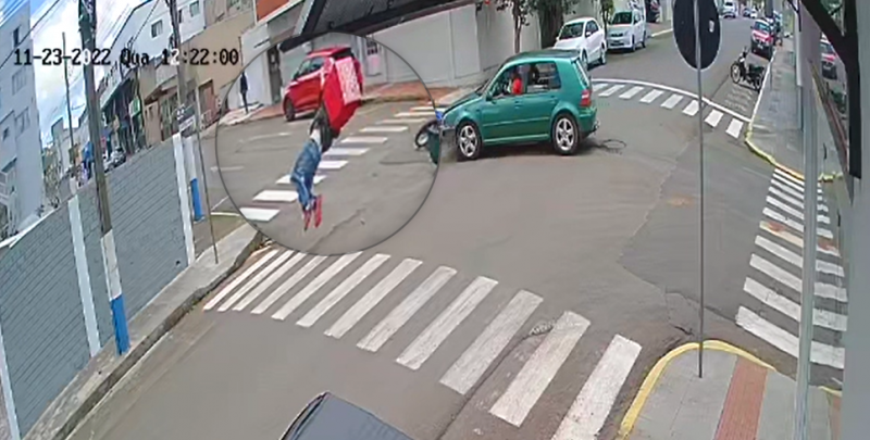 Acidente deixou o homem ferido – Foto: Reprodu&ccedil;&atilde;o/ND