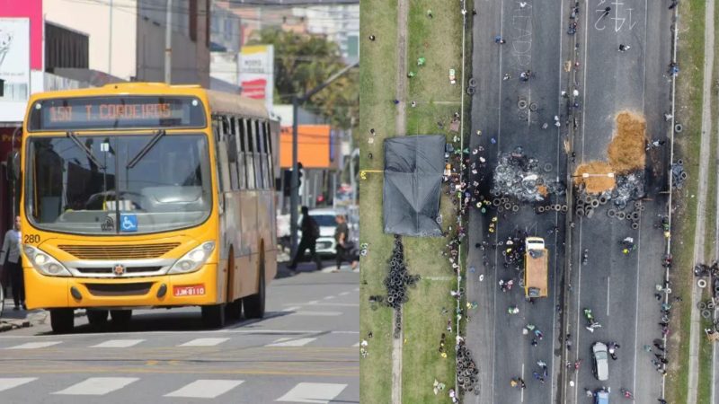 Linhas de &ocirc;nibus t&ecirc;m altera&ccedil;&otilde;es devido a bloqueios; veja onde – Foto: Prefeitura de Itaja&iacute;/Divulga&ccedil;&atilde;o e Almir Rodrigues/NDTV