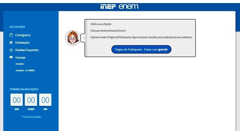 Primeiro passo – Foto: INEP/Reprodu&ccedil;&atilde;o/ND &nbsp;