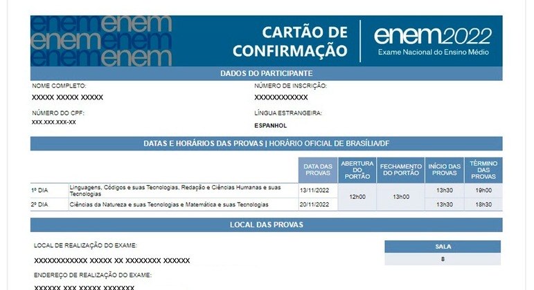 Quinto passo – Foto: INEP/Reprodu&ccedil;&atilde;o/ND