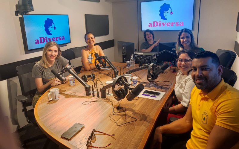 Gravação podcast aDiversa