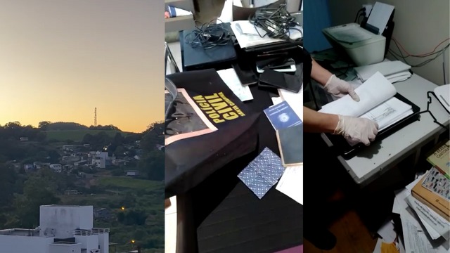 A opera&ccedil;&atilde;o prendeu um casal em Chapec&oacute; por suspeita de 55 casos de estelionato. &mdash; Foto: Pol&iacute;cia Civil/ND